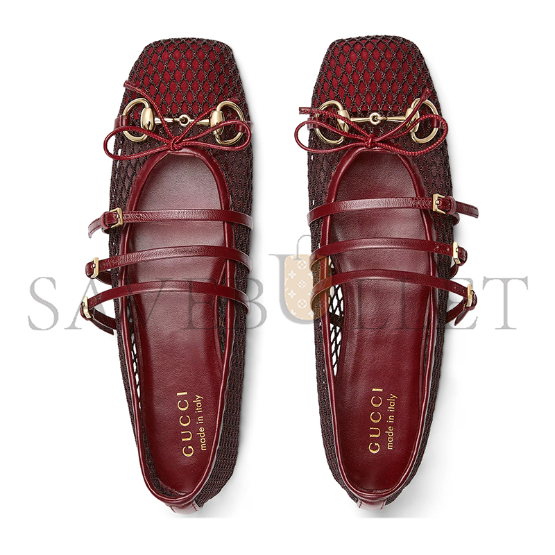 GUCCI WOMEN'S GUCCI HORSEBIT BALLET FLAT 835077 GUCCI WOMEN'S GUCCI HORSEBIT BALLET FLAT 835077